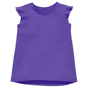 Azarhia Ruffle Shirt - Purple