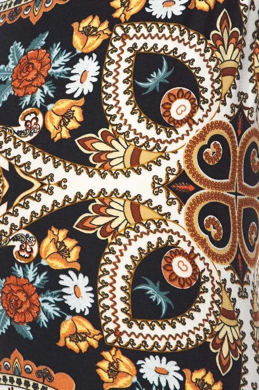 BRYNNE FLORAL MULTI LEGGINGS BLACK*