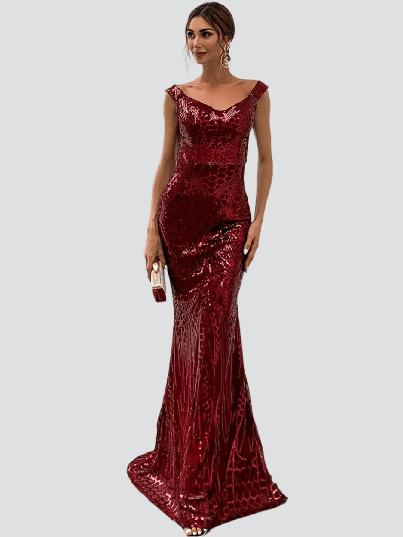 Off Shoulder Evening Dress FT4912