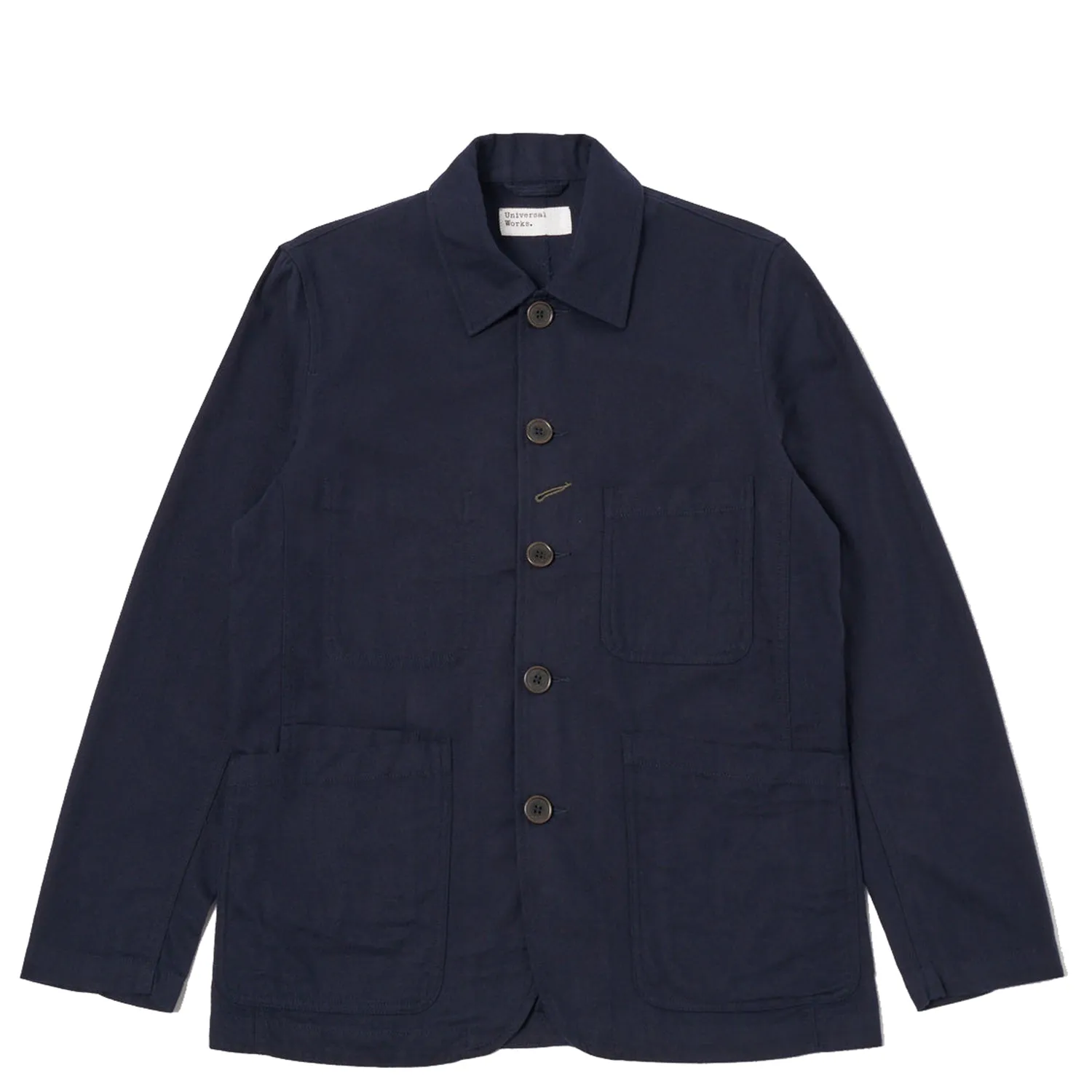 Universal Works Bakers Jacket Brushed Moleskin Navy