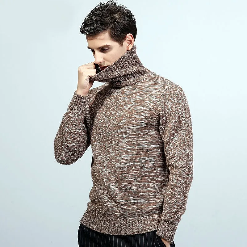 West Louis™ Turtle Neck Thick Acrylic Sweater